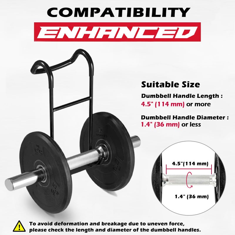 EAOENLS Upgraded 2-Pack Dumbbell Spotter Hooks  250 lbs Load Capacity Heavy Duty Dumbbell Hooks for Dumbbell Bench Press  Chest & Shoulder Workouts with Wrist Straps - Image 3